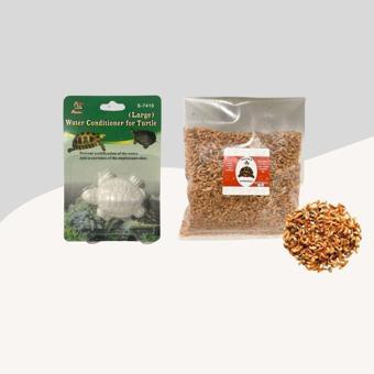 Kaplumbağalar İçin Gammarus 20Gr + Mineral Blok Large Kaplumbağa Şekilli