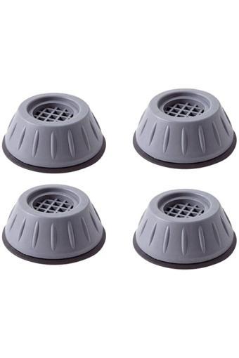 Akdag Home Gürültü Engelleyici Ve Kaymaz Titreşim Önleyici Kauçuk Ayak Pedleri Çamaşır Makinesi Stoper 4'Lü Set