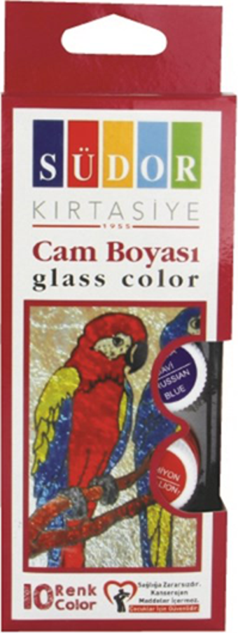 Südor 321S Cam Boyası Su Bazlı 15 Ml 6 Renk