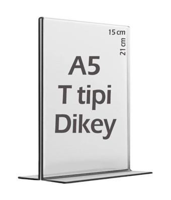 A5 T tipi Dikey Föylük Menü Şeffaf Fiyat listesi Etiketlik Broşürlük Fotoğraflık Albüm Sehpa