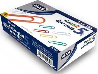 Mas 295 Ataş Dev Renkli Pvc Kaplı 50 Mm (24 Kutu)