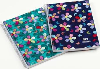 Meteksan A4 Spiralli Defter Simple Karton Kapak Çizgili 120 Yaprak 120/1 (6 Li Paket)