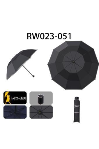 Rainwalker Lüx Çift Katlı Manuel Protokol Şemsiye ( 10 Telli )