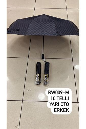 Rainwalker Üç Kırma Yarı Otomatik Şemsiye ( 56 Cm, 10 Telli )