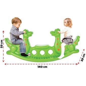 Nessiworld 06 147 Dino Tahterevalli Açık Yeşil -Pilsan Oyuncak
