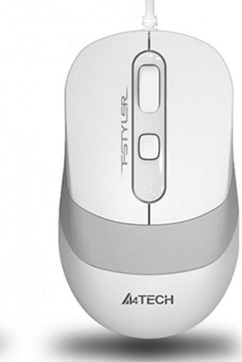 A4 Tech Fstyler Optik 1600 Dpi Usb Kablolu Mouse Beyaz FM10