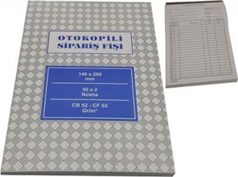 Altınyıldız Otokopili Sipariş Fişi 50 Yaprak 14X20 Cm OM078 (12 Koçan)