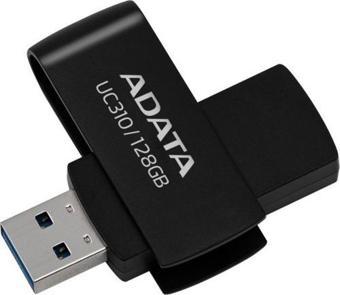 Adata Uc310-128Gb 128Gb Usb3.2 Gen1 Black Flash Bellek