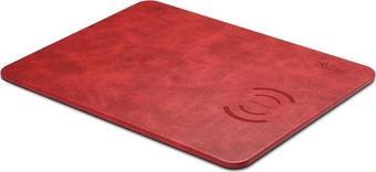 Addison Kablosuz Şarj + Mouse Pad 28,5X19,5X0,5Cm Kırmızı Wmp-15