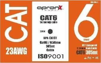 Apronx Cat6 23Awg 305 Metre 0,50Mm Turuncu Utp Kablo