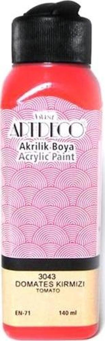 Artdeco Akrilik Boya 140 Ml Domates Kırmızı Y-070R-3043