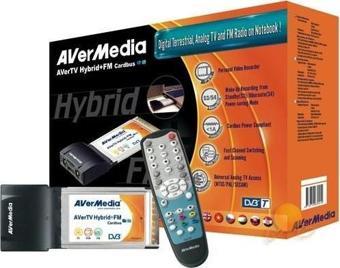 Avermedia Aver Tv Hybrid+Fm Cardbus - Dvbt Hybrid Pcmcia Fm Tv Kartı