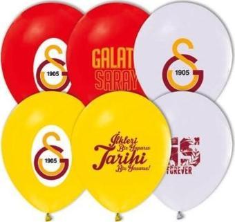 Balonevi Balon 4+1 Galatasaray Baskılı 12 Inç (8 Li Paket) BMB1112LGS7917