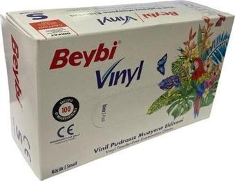 Beybi Vinill Muayene Eldiveni Pudrasız Large (100 Lü Paket)