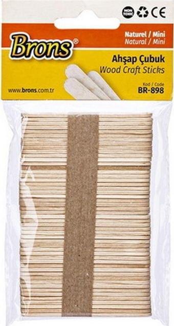 Brons Ahşap Çubuk Naturel Mini Br-898