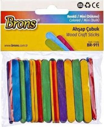 Brons Ahşap Çubuk Renkli Mini Dökme Br-911