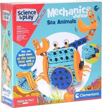 Clementoni Oyuncak Mechanics Junior Mekanik Laboratuarı - Deniz Hayvanları CLE-75059TR