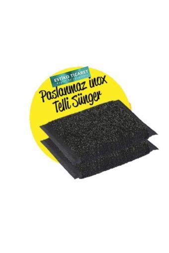 Inox Telli Temizlik Süngeri 2li Paket