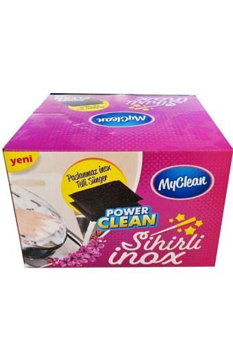 24 Paket 2'li (48 Tekli) Avantajlı Kutu Myclean My Clean Sihirli Inox Paslanmaz Telli Sünger