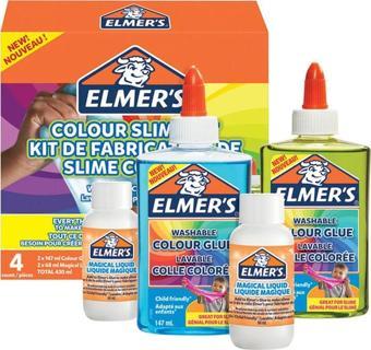 Elmers Renkli Şeffaf Slime Kit 2109494