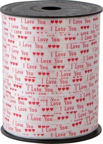 Helvacıoğlu Vagon Rabant (Rafya) 5 Mm X 200 Metre Beyaz İ Love You 4063 (2 Li Paket)