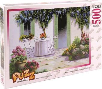 Keskin Color 34X49Cm 500 Parça Puzzle Yapboz Mor Salkım (Toz Yapıştırıcı Hediyeli)