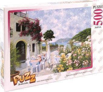 Keskin Color 34X49Cm 500 Parça Puzzle Yapboz Sahil Evi (Toz Yapıştırıcı Hediyeli)