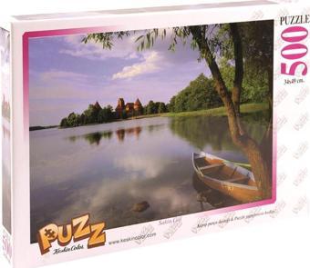 Keskin Color 34X49Cm 500 Parça Puzzle Yapboz Sakin Göl (Toz Yapıştırıcı Hediyeli)