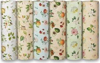 Keskin Color Rex Ambalaj Kağıdı Tekli Rulo Ecocarta Botanica 70X200Cm (50 Li Paket)