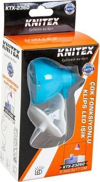 Knitex Fonksiyonlu Led Kitap Okuma Lambası 100.000 Saat Led Ömrü (Karışık Renk 1 Adet) Ktx-2360