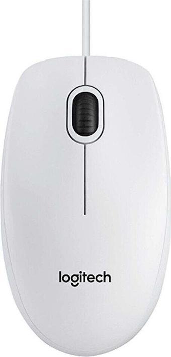 Logitech 910-003360 B100 Beyaz Kablolu Mouse