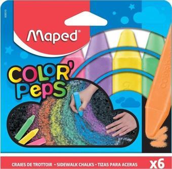 Maped Dış Mekan Yer Tebeşiri 6 Renk 3154149360109