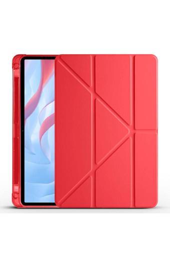 Redmud Teknoloji Honor Pad X9 İle Uyumlu 11.5 İnç Kılıf Üçgen Standlı Kalem Bölmeli Tablet Kılıfı