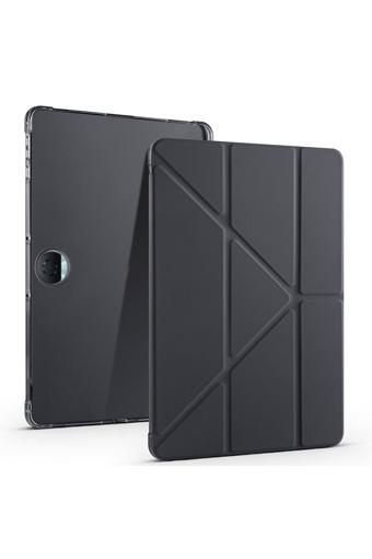 Redmud Teknoloji Honor Pad 9 İle Uyumlu 12.1 İnç Kılıf Üçgen Standlı Kalem Bölmeli Tablet Kılıfı