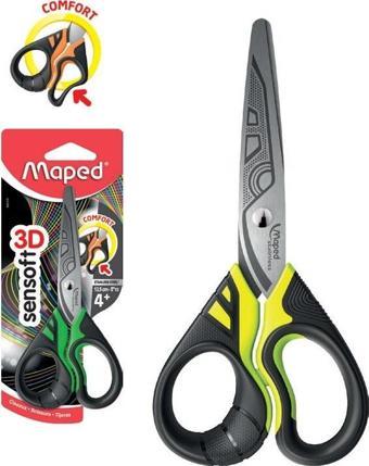 Maped Sensoft Fluo Makas 13Cm (12 Li Paket) 3154144843102