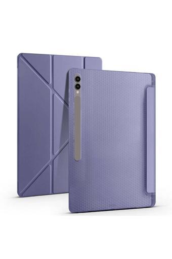 Redmud Teknoloji Samsung Galaxy Tab S9 Ultra 14.6'' İnç Uyumlu Kılıf Üçgen Standlı Kalem Bölmeli Tablet Kılıfı
