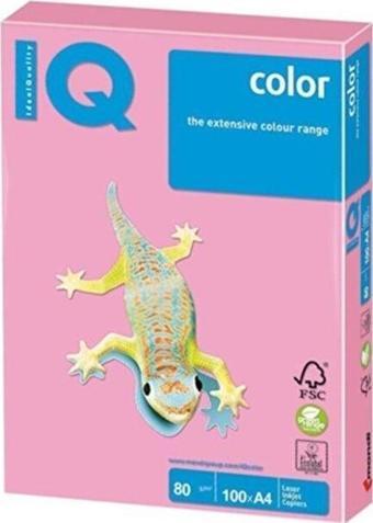 Mondi IQ Color Renkli Fotokopi Kağıdı A4 80 Gram Pembe NE1325-PI25 (500 Lü Paket)
