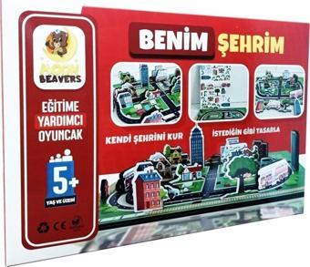 Moon Beavers Benim Şehrim (Şehir Kurma) Ahşap Kutu Oyunu