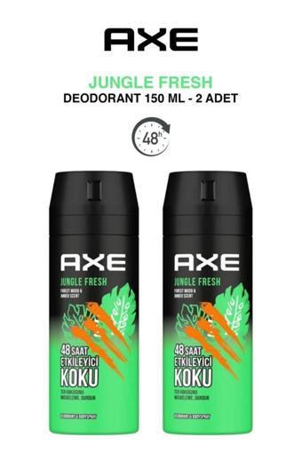 Axe  Erkek Deodorant Sprey Jungle Fresh 150 Ml X2