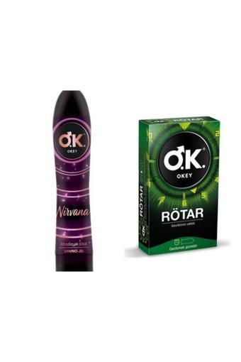 Okey Nirvana Kayganlaştırıcı Jel 100 Ml   Rötar 10 Lu Prezervatif