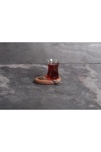 Sammwood 6'Lı Yumurta Desenli Çay Bardağı Altlığı