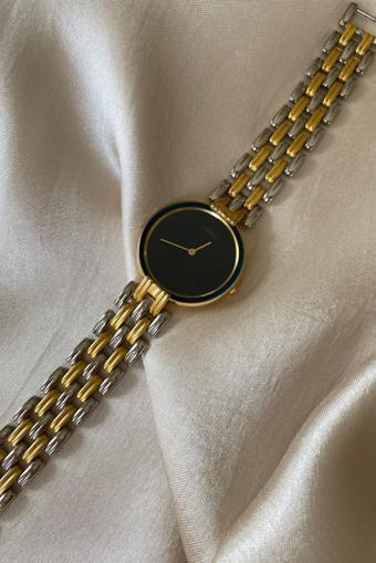 Astor Sarı Gümüş Renk Paslanmaz Çelik Kordon Orijinal Vintage Erkek Kol Saati
