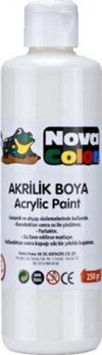 Nova Color Akrilik Boya 250 Gram Beyaz Nc-435