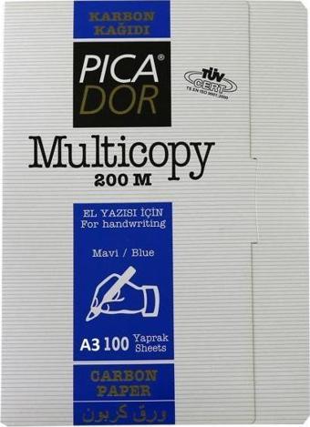 Picador A3 Karbon Kağıdı Mavi Kk-007 (100 Lü Paket)