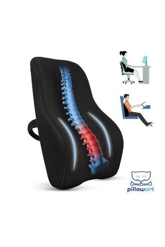 Pillowart Ortopedik Bel Minderi Visco Sırt Minderi Ofis,Ev,Araç Bel Destek Minderi