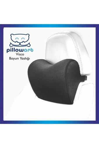 Pillowart Araba Ortopedik Boyun Yastığı Oto Boyun Yastığı Visco Araç Boyun Yastığı