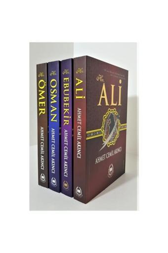 Bahar Yayınları Dört Halife Hz.Ebubekir Hz.Ömer Hz.Osman Hz.Ali Ahmet Cemil Akıncı (4 Kitap Set) - Bahar Yayınları