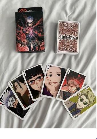 İskambil Kağıdı Jujutsu Kaisen Poker Oyun Kartı Destesi 54 adet
