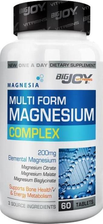 Bigjoy Vitamins Multi Form Magnesium Complex Tablet 60 lık