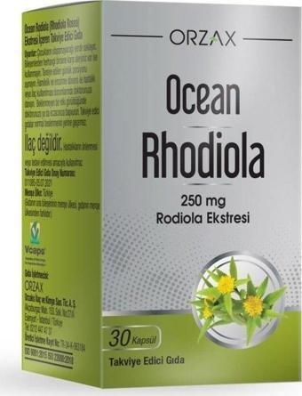 Orzax Ocean Rhodiola 250mg 30 Kapsül